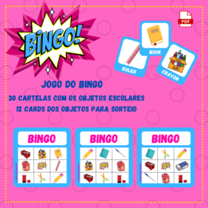 Bingo - School objects
