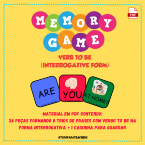 Memory game - verb to be (interrogative form)