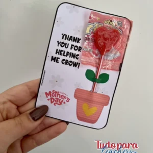 Mother’s day - Lembrancinha pirulito