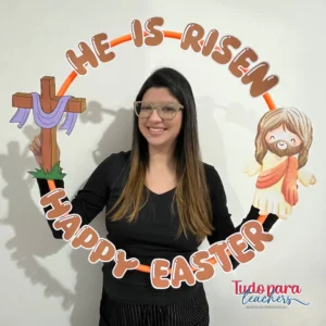 Moldura bambolê - Christian Easter