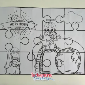 Painel puzzle - He is risen (Christian Easter)